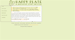 Desktop Screenshot of happyplatechef.com